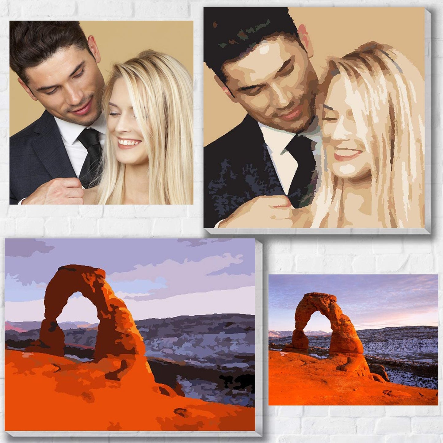 Custom Paint by Numbers Kit (14"X14") - Texture Of Dreams