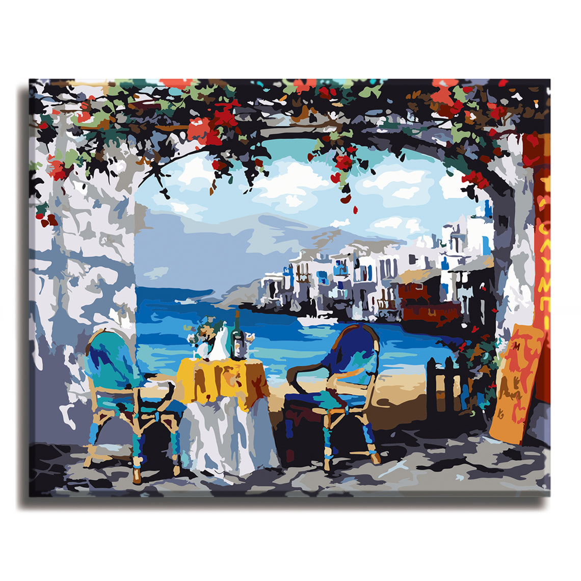 My Vacation - Paint by Numbers Kit for Adults DIY Oil Painting Kit on Canvas