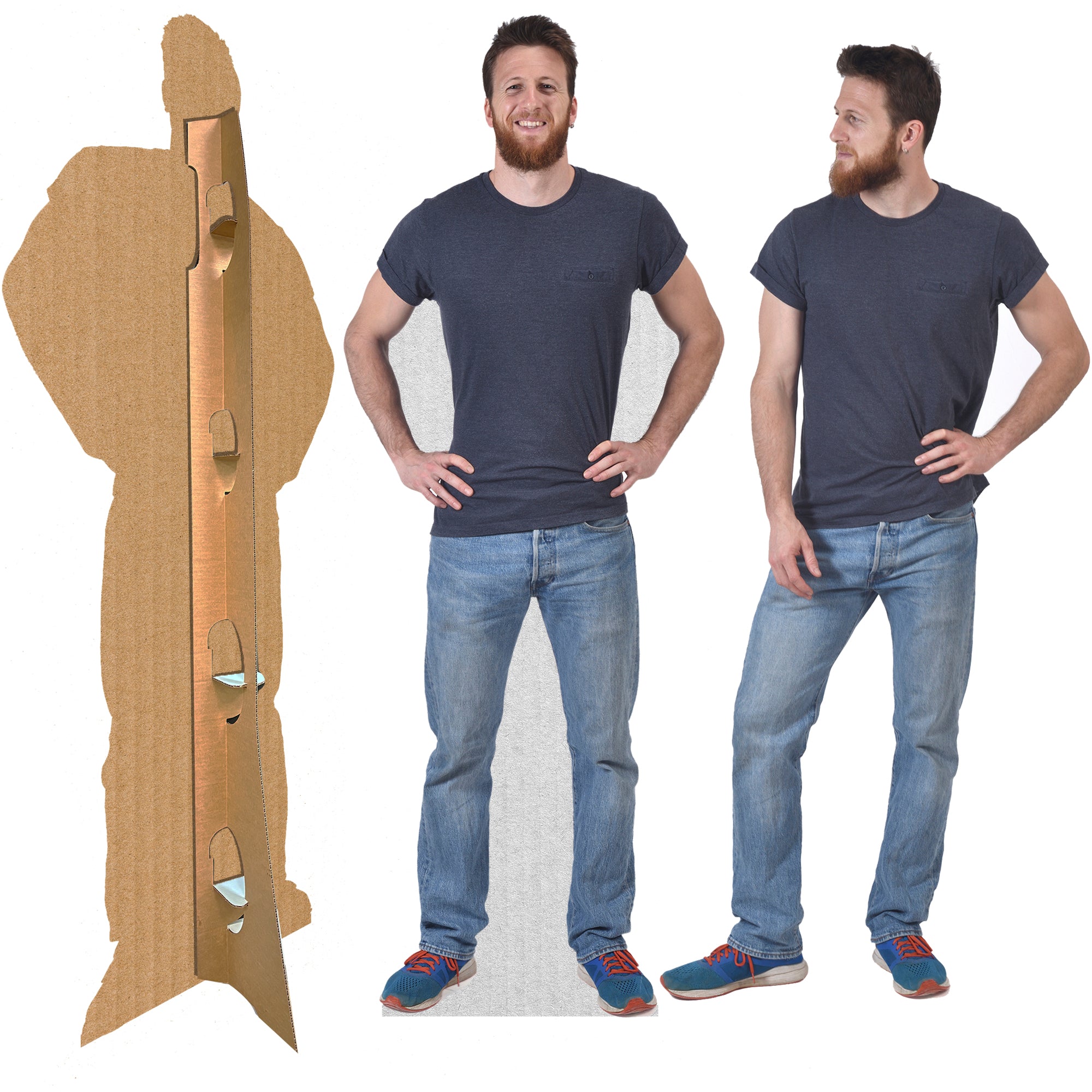 Custom Life Size Cardboard Cutout | Personalized High Resolution Stand Up | Upload Your Own Photo - Perfect for Wedding, Graduation, Birthday, etc 1-8 ft - Texture Of Dreams 