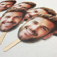 Custom Big Head with Your Photo | Fun Face Cardboard Cutout | Big Heads on a Stick | Life Size face on a Stick | Upload Your Photo