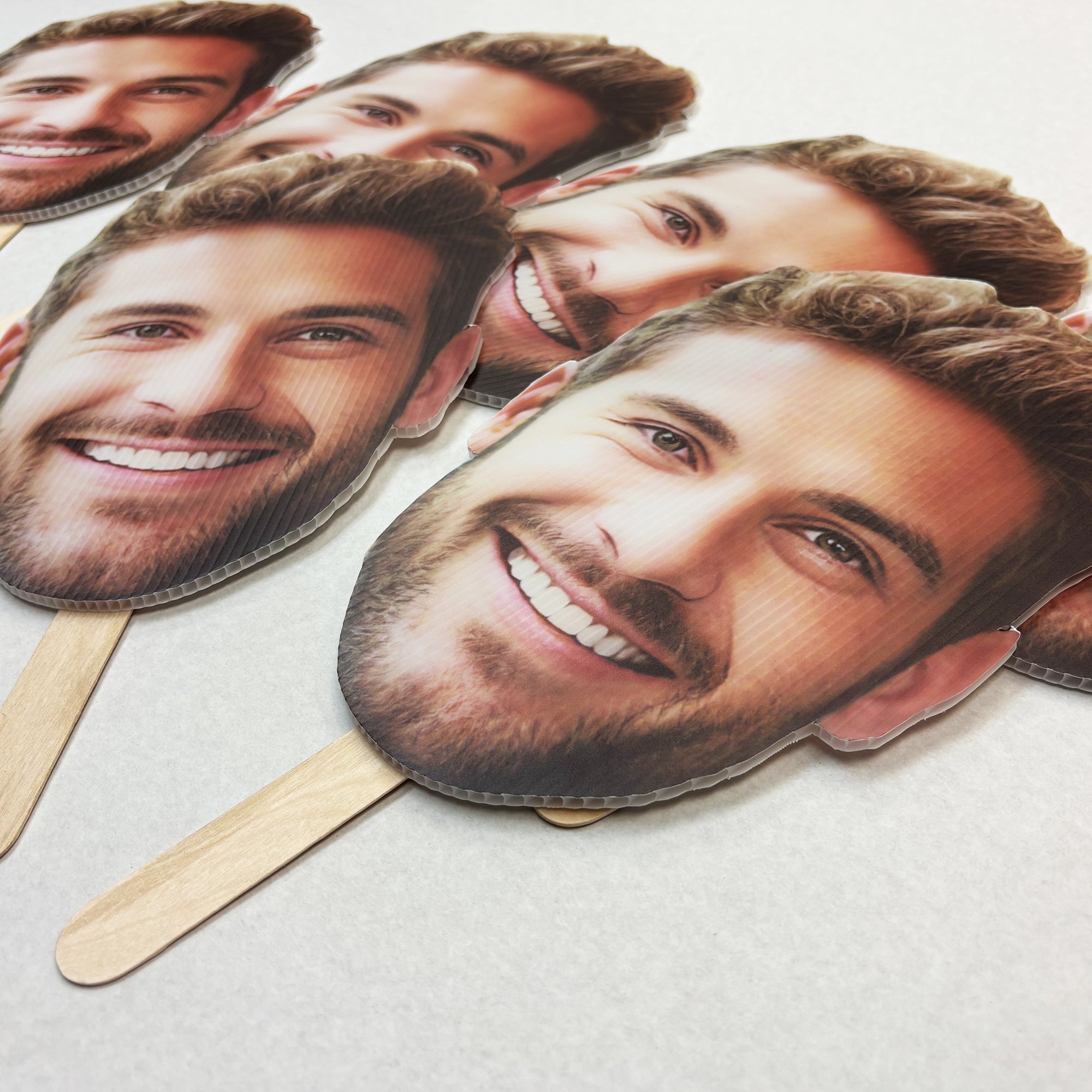 Custom Big Head with Your Photo | Fun Face Cardboard Cutout | Big Heads on a Stick | Life Size face on a Stick | Waterproof | Upload Your Photo - Texture Of Dreams 