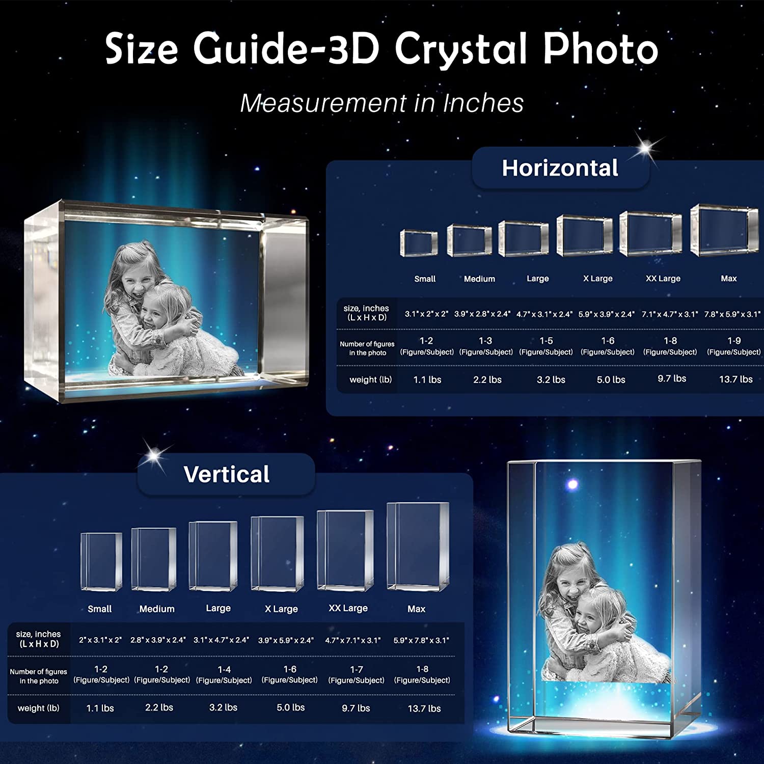 Light Up Your 3d Crystal Glass Resin Art With This Stylish - Temu