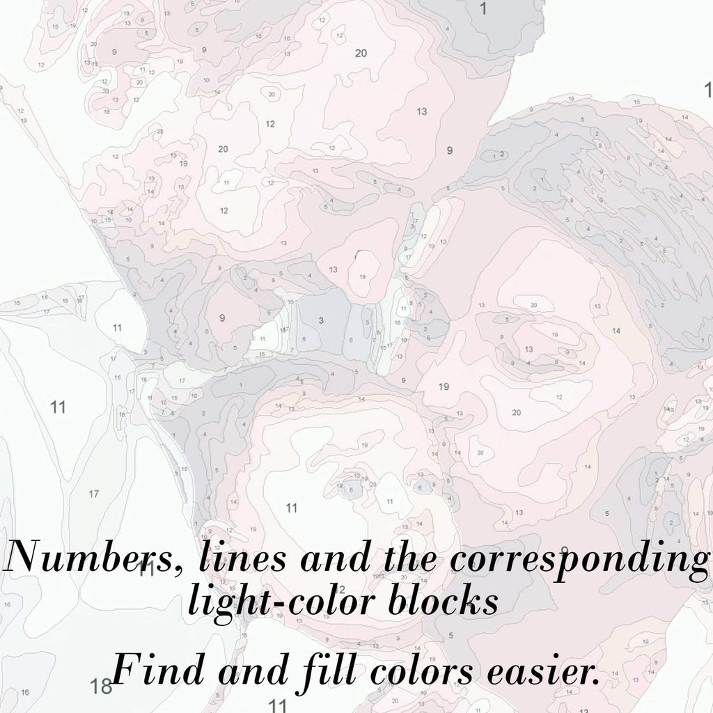 Custom Paint by Numbers Kit (14"X14") - Texture Of Dreams