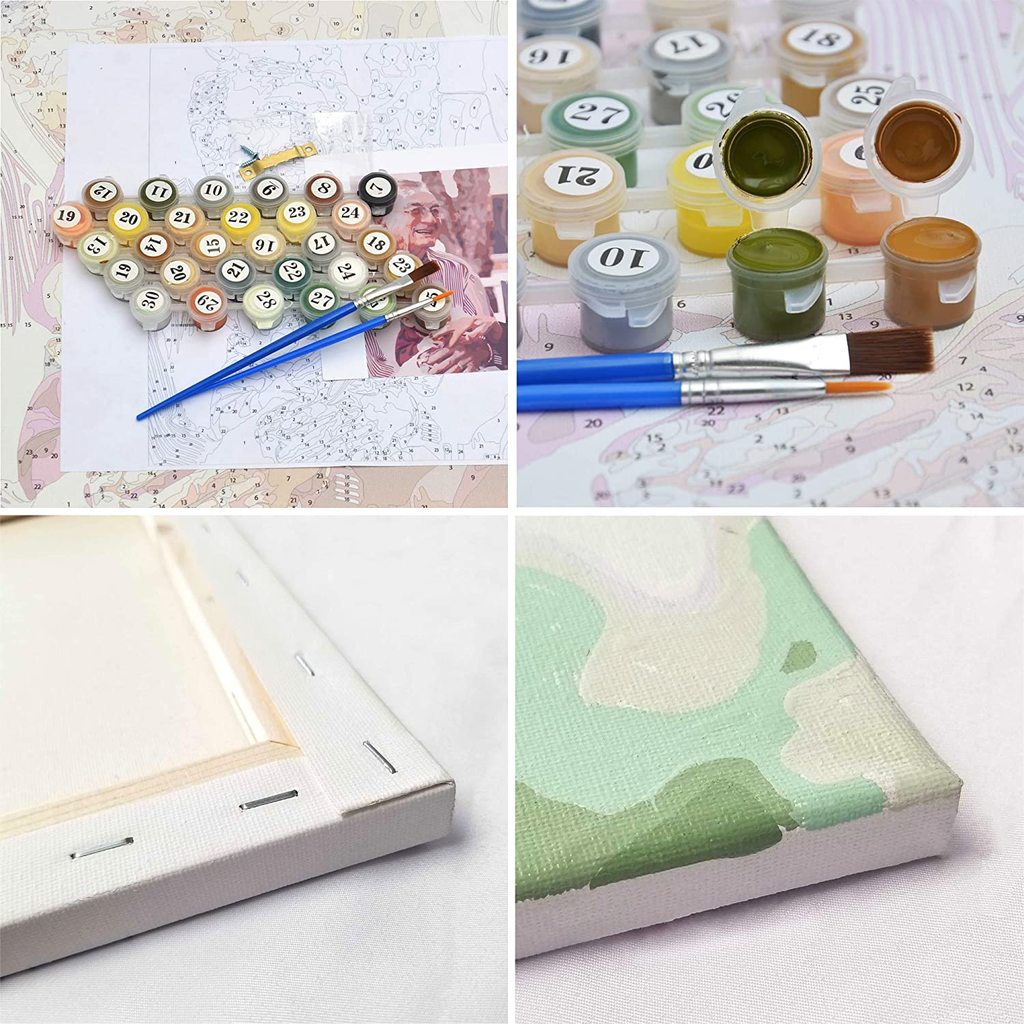 Mini Adult Paint-By-Numbers Kit