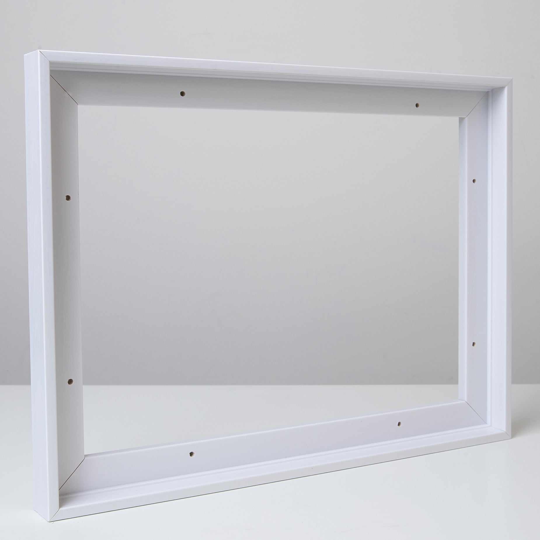 Illusions Floater Frame, 12x16 White - 1-1/2 Deep