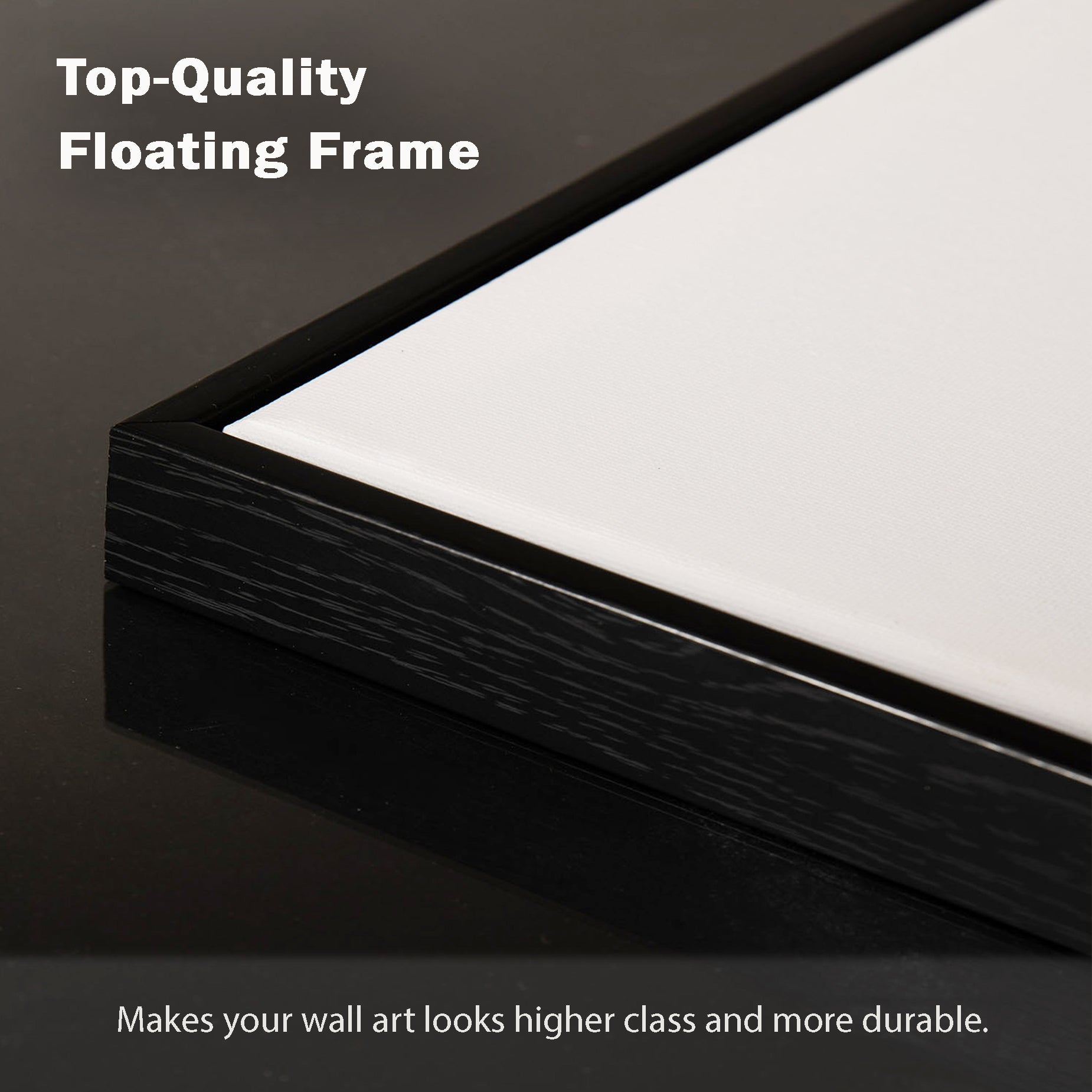 Floating Frame (Floater) for Canvas, Wall Art, Decor, Oil Painting - Texture Of Dreams 