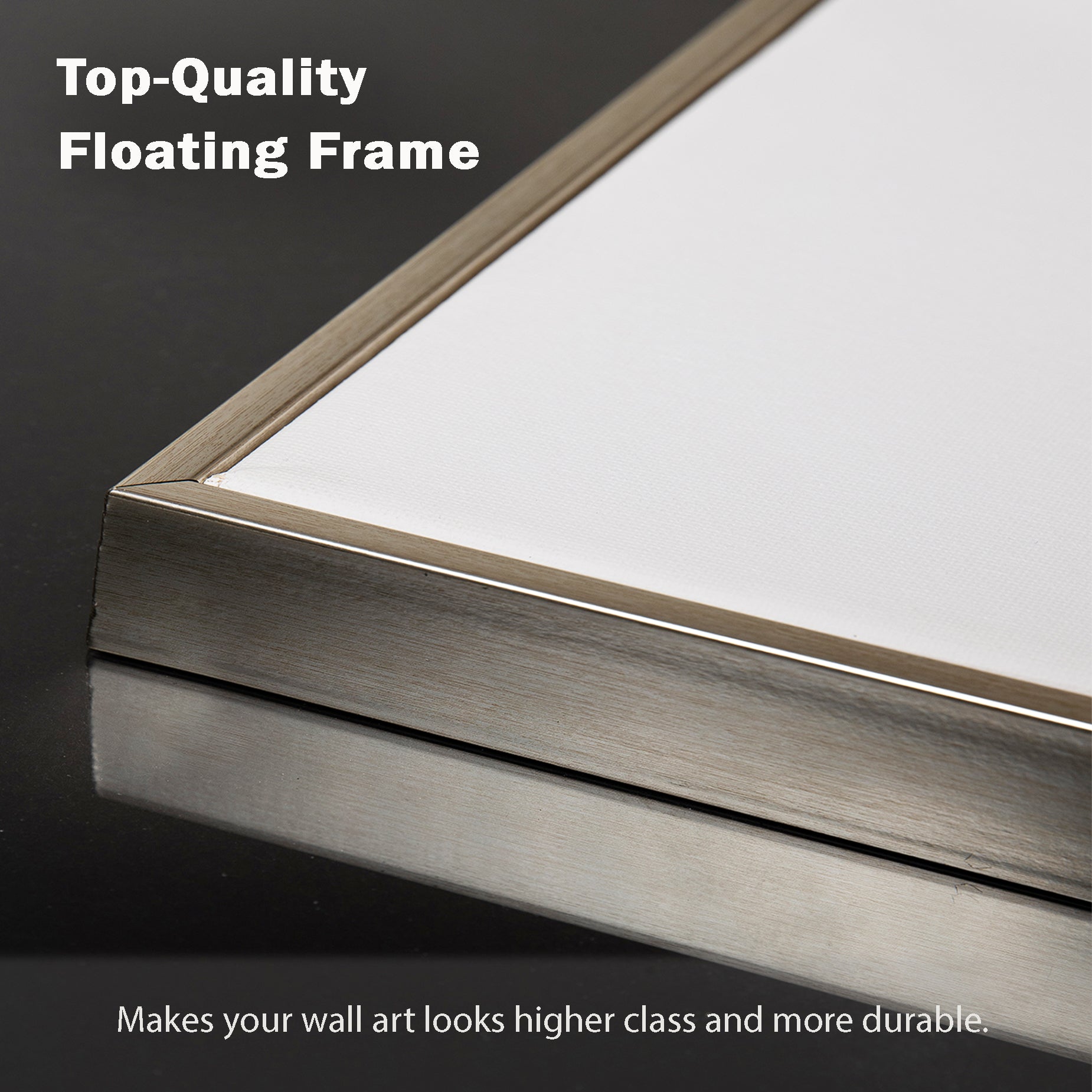 Floating Frame (Floater) for Canvas, Wall Art, Decor, Oil Painting - Texture Of Dreams 