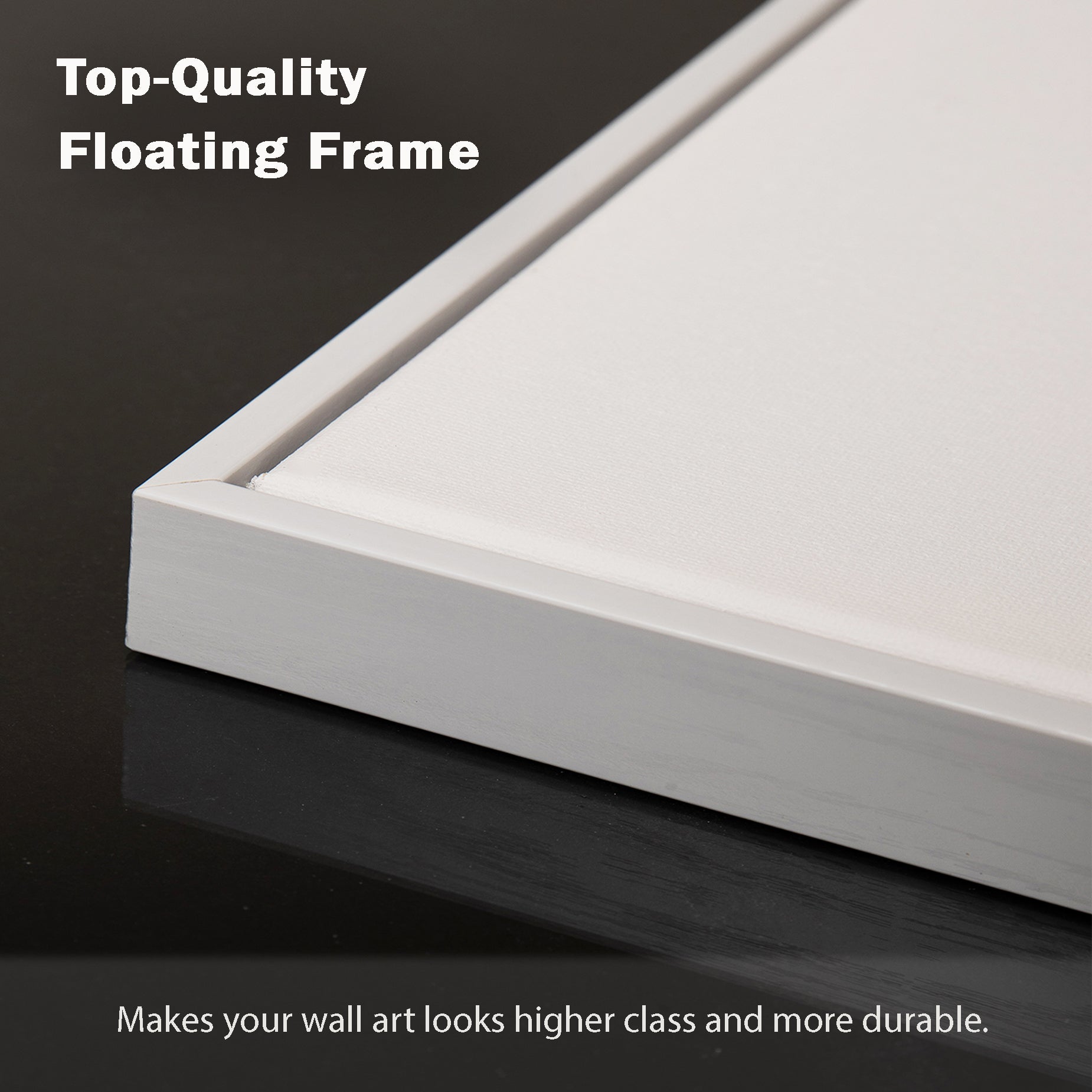 Floating Frame (Floater) for Canvas, Wall Art, Decor, Oil Painting - Texture Of Dreams 