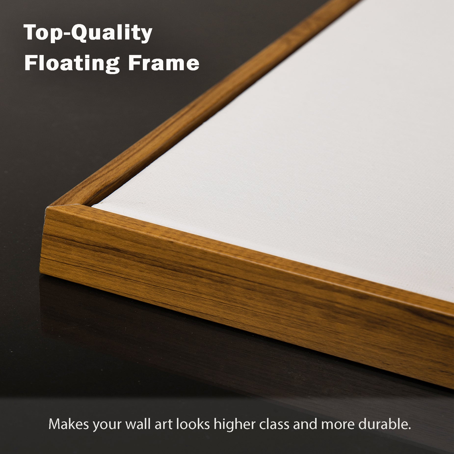 Floating Frame (Floater) for Canvas, Wall Art, Decor, Oil Painting - Texture Of Dreams 