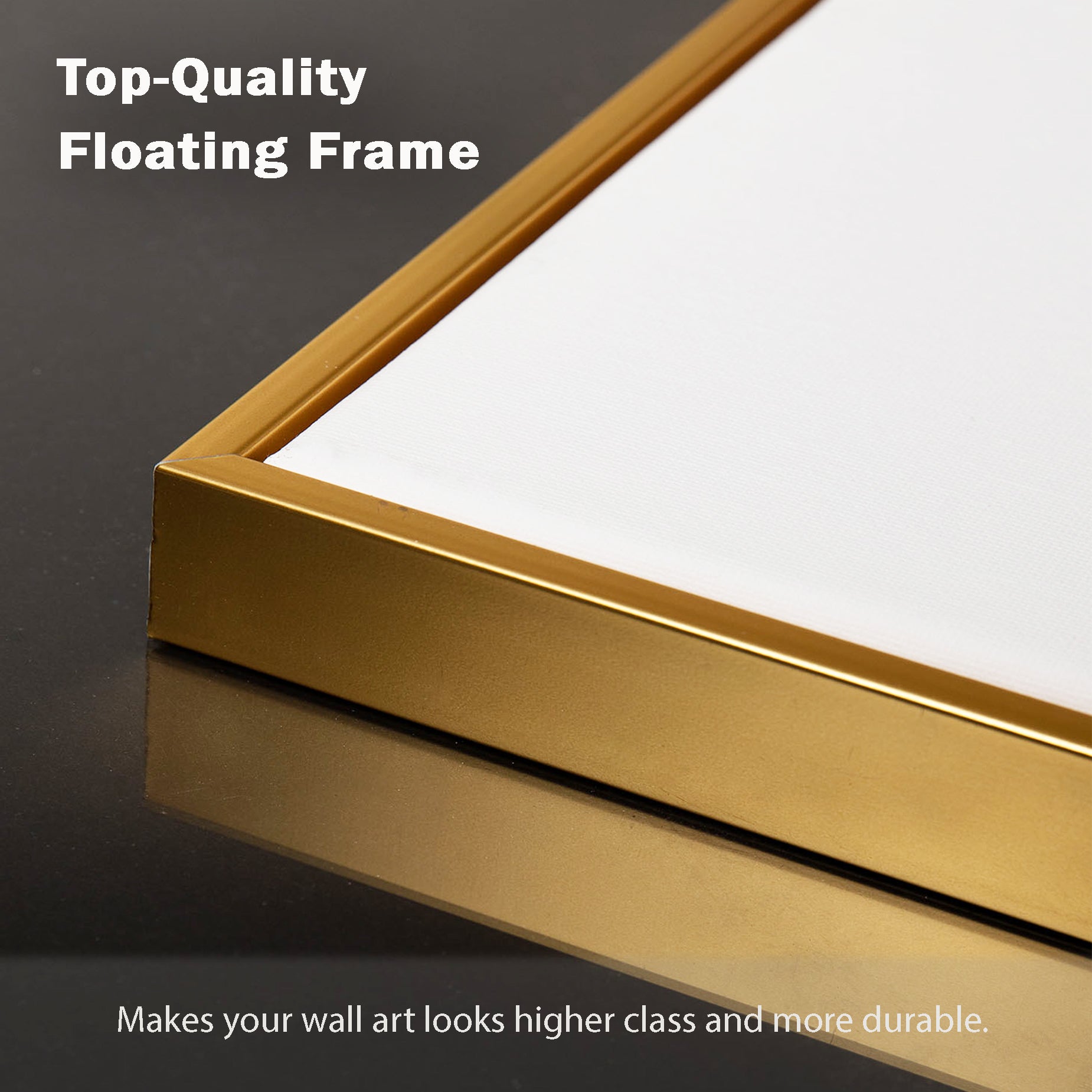 Floating Frame (Floater) for Canvas, Wall Art, Decor, Oil Painting - Texture Of Dreams 