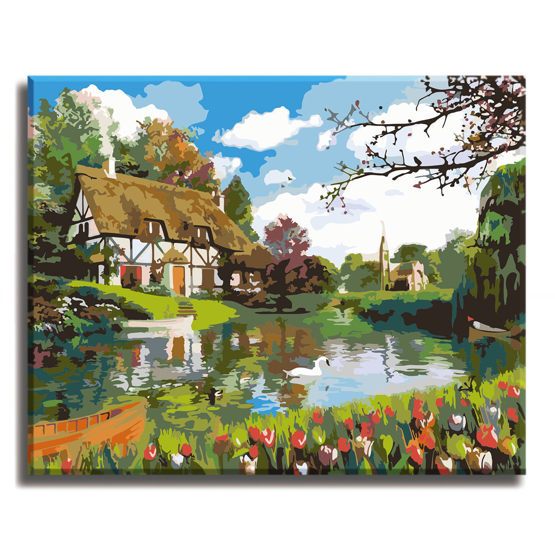 The Quiet Creek - Paint by Numbers Kit for Adults DIY Oil Painting