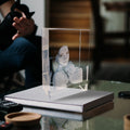 Custom 3D Crystal Photo, Laser Engraved, with LED Light Base - Texture Of Dreams 