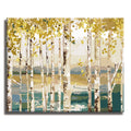 Cypress Forest Golden Leaves - Paint By Numbers Kit for Adults DIY Oil Painting Kit on Canvas - Texture Of Dreams 