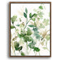 Nature Leaf Grass Watercolor Print on Wood Stretched Canvas with Frame for Vintage Home Decor - Texture Of Dreams 
