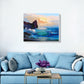 Blue Ocean Waves - Paint by Number Kit DIY Oil Painting on Wood Stretched Canvas 16"x20"