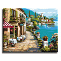 The Lake Alley - Paint by Numbers Kit for Adults DIY Oil Painting Kit on Canvas - Texture Of Dreams 