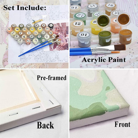 Texture of Dreams Personalized Paint by Numbers Kit for Adults