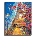 Romantic Paris - Paint by Numbers Kit for Adults DIY Oil Painting Kit on Canvas - Texture Of Dreams 