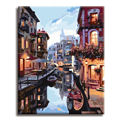 Silent Night- Paint by Numbers Kit for Adults DIY Oil Painting Kit on Canvas