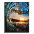 Sunrise Waves - Paint by Numbers Kit for Adults DIY Oil Painting Kit on Canvas - Texture Of Dreams 